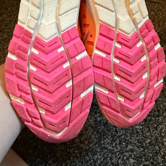 New Balance Kid’s Vibrant Orange Athletic Shoes - Picture 4 of 5